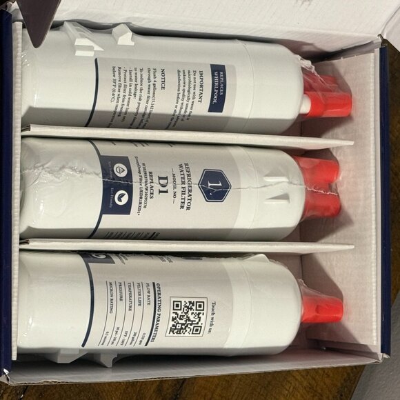 REFRIGERATOR WATER FILTER \ REPLACES WHIRLPOOL W10295370A WATER FILTER \ 3 PACK - Picture 4 of 7
